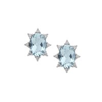 Boucles d'oreilles Comete Femme Fantasia Di Acquamarina in Or blanc ORQ234
